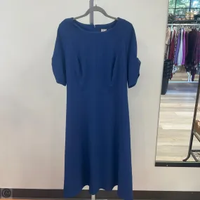 Sleek Tone Calm Beauty Dress Casual Midi By Dkny In Navy, Size: 16