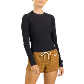 TaglessDesign Luxury Mood Women's Long Sleeve Mudra Fitted Tee
