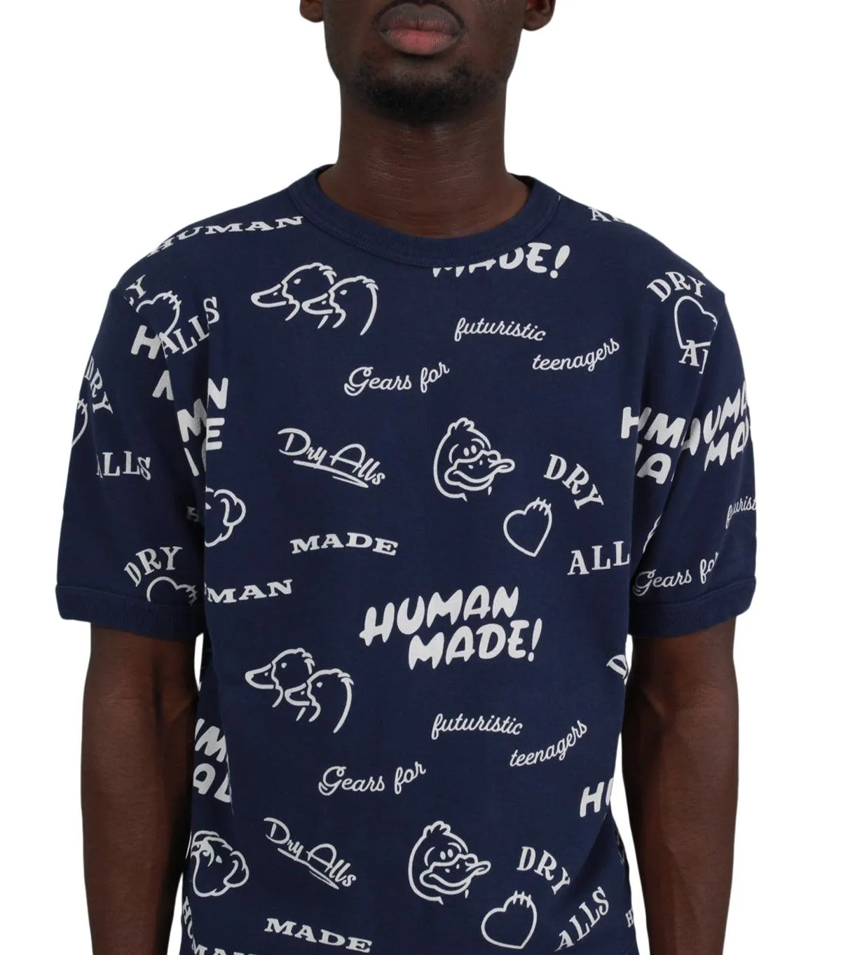 Dad Core Tropical Glow Human Made Printed S/S Sweatshirt Navy