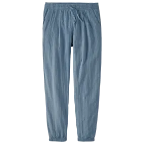 Women's Island Hemp Beach Pants LayeredNeckline Lake Glow