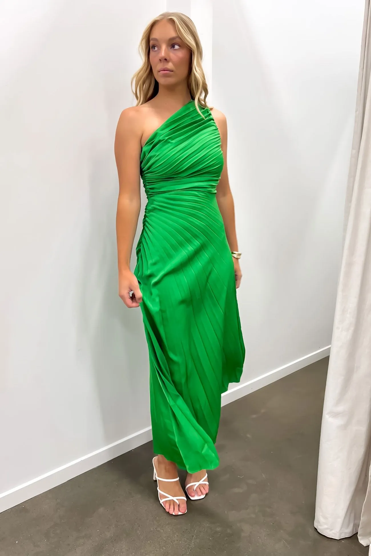 Smart touch Mood Flex Caralee Midi Dress Green