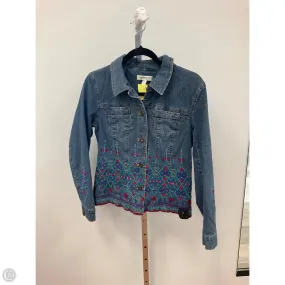 Jacket Denim By Coldwater Creek In Blue Denim, Size: S Sheer Glow