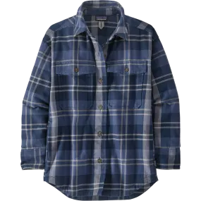 DoubleLayered Sprint Fit Women's Heavyweight Fjord Flannel Overshirt
