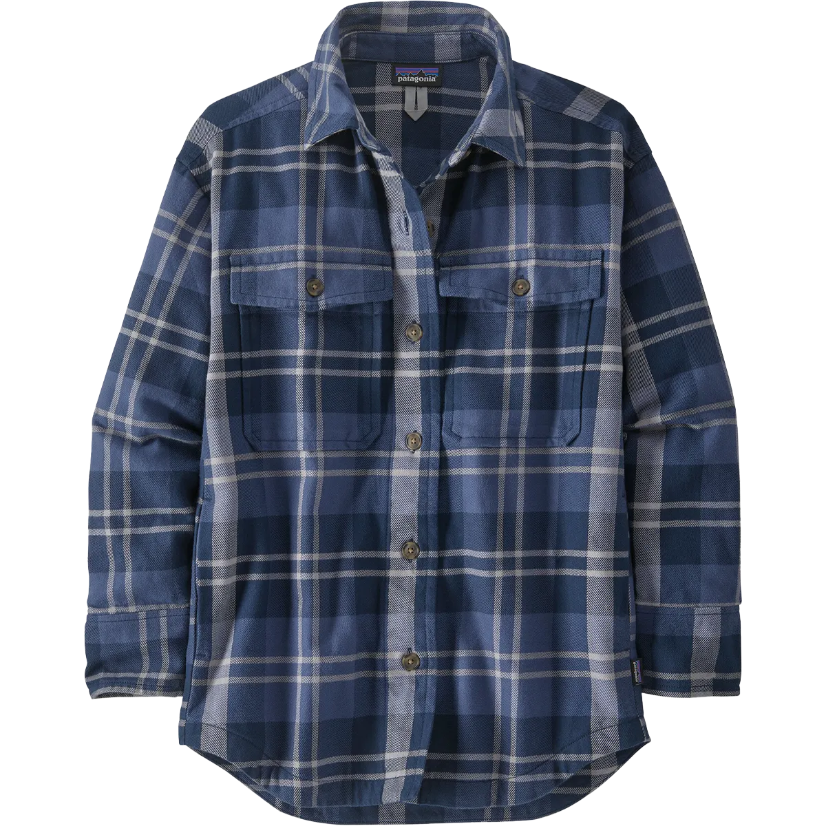 Women's Heavyweight Fjord Flannel Overshirt Virtual Fit