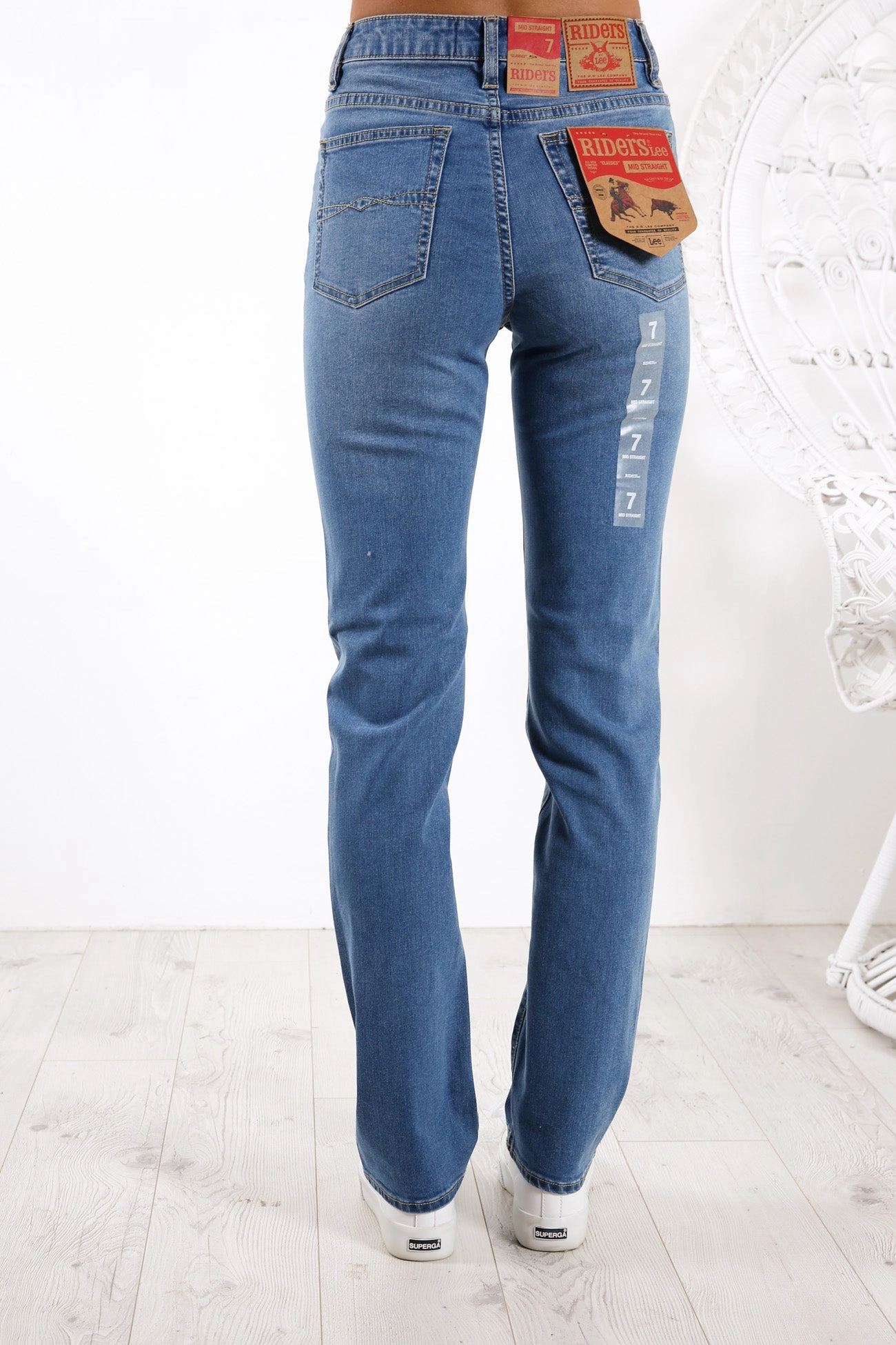 Classic Mid Straight Jean Washed Indigo Teen Outfit Nature Lover Unisex Wear Stylish Fit
