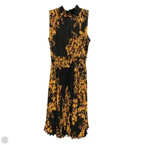 Dress Party Long By Nanette By Nanette Lepore In Black & Gold, Size: 6 Silky Shine Fall Layer