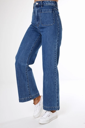 Heavyweight Denim Sailor Jean Ashley Blue