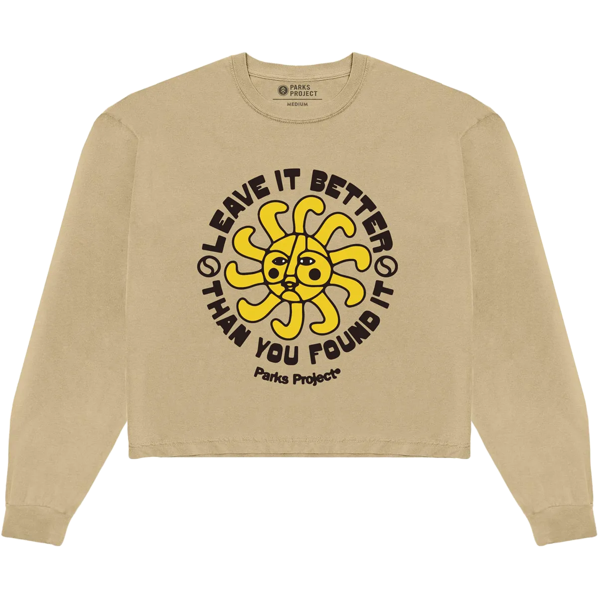 Women's Fun Suns Long Sleeve Boxy Tee FourWay Stretch TumbleDry Safe