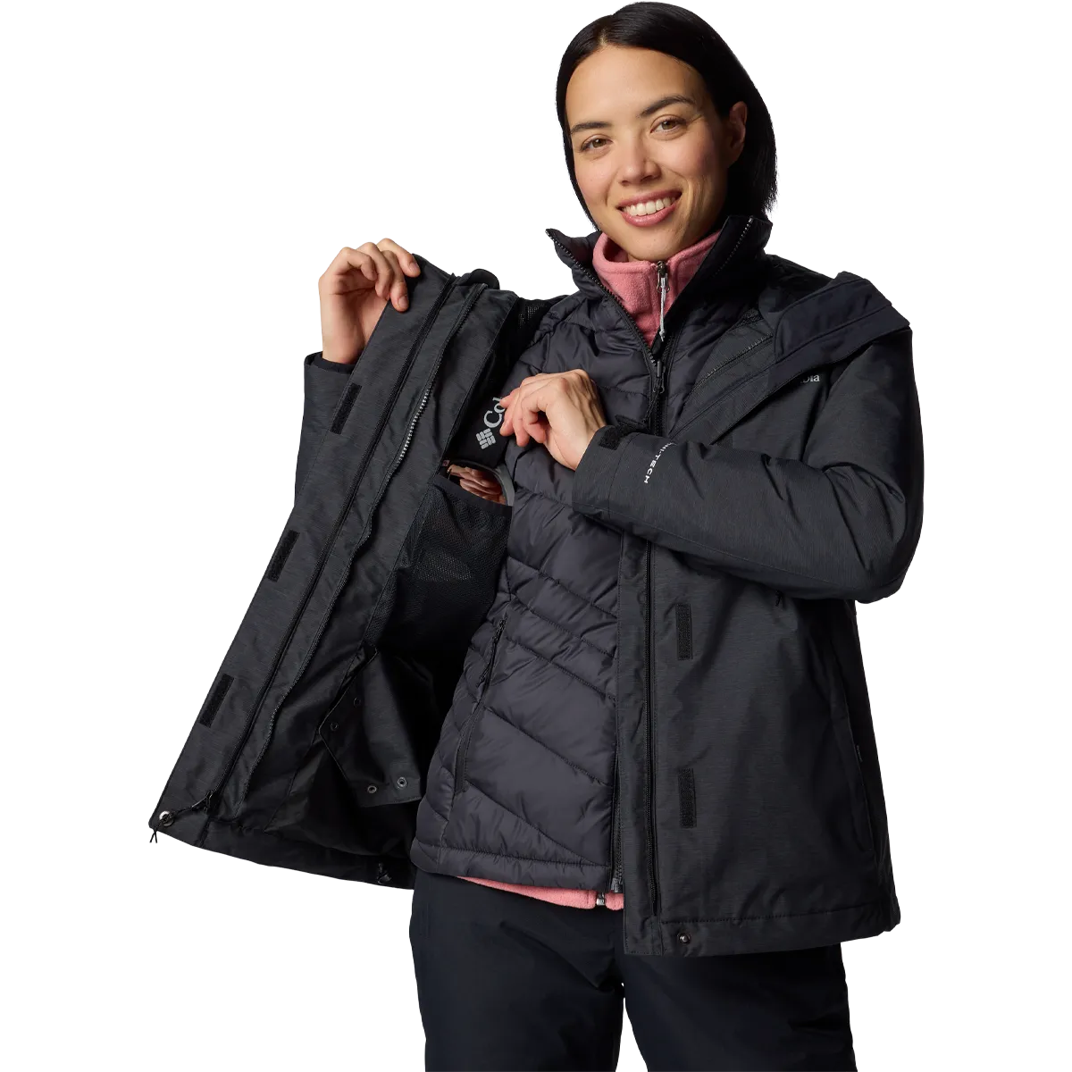 Women's Whirlibird V Interchange Jacket DoubleLayered Fabric CompactPackability