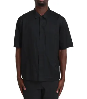Arc'teryx Veilance Demlo Short Sleeve Shirt Black UV Protection Flex Fit