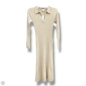 Classic Design Street Vibe Dress Casual Maxi By Loft In Tan, Size: Xs