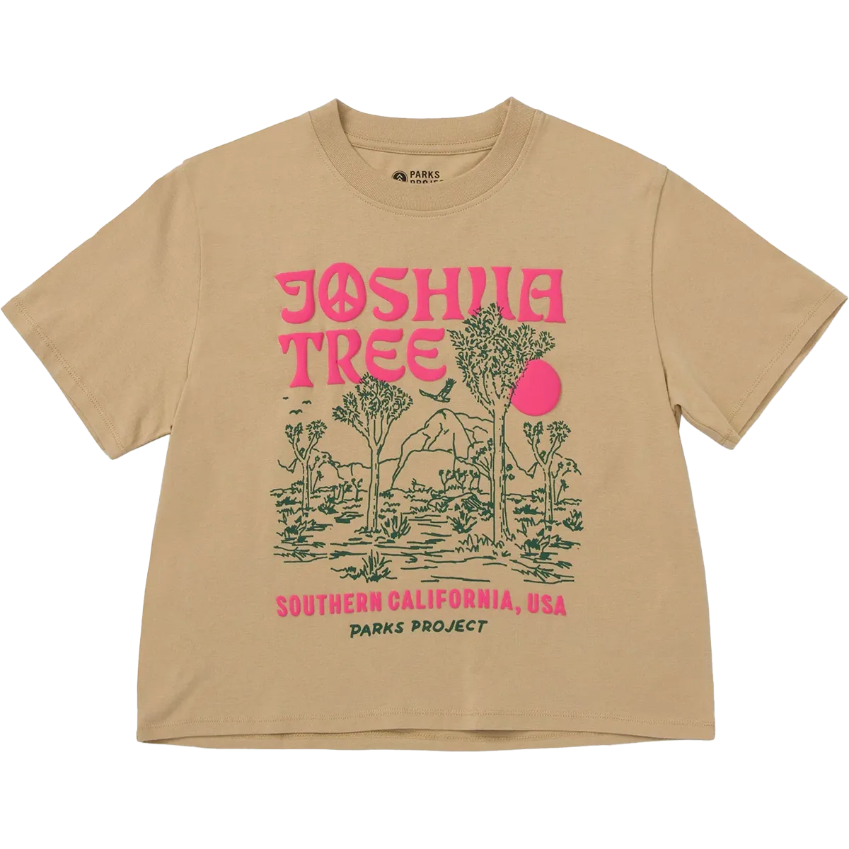 Women's Joshua Tree Puff Print Boxy Tee TensionAdjustedWaistband
