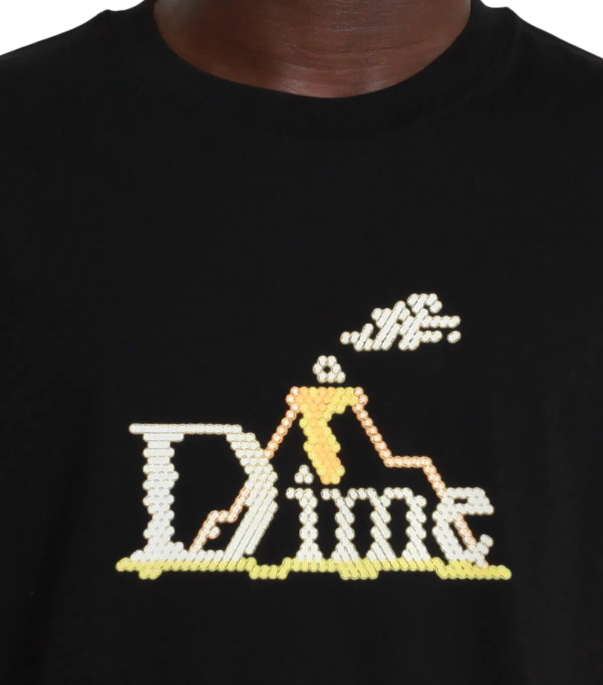 Dime Classic Lightbright T-Shirt Black FrictionReducing Lining Layer Safe