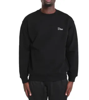 Adjustable Fastenings Dime Classic Small Logo Crewneck Black
