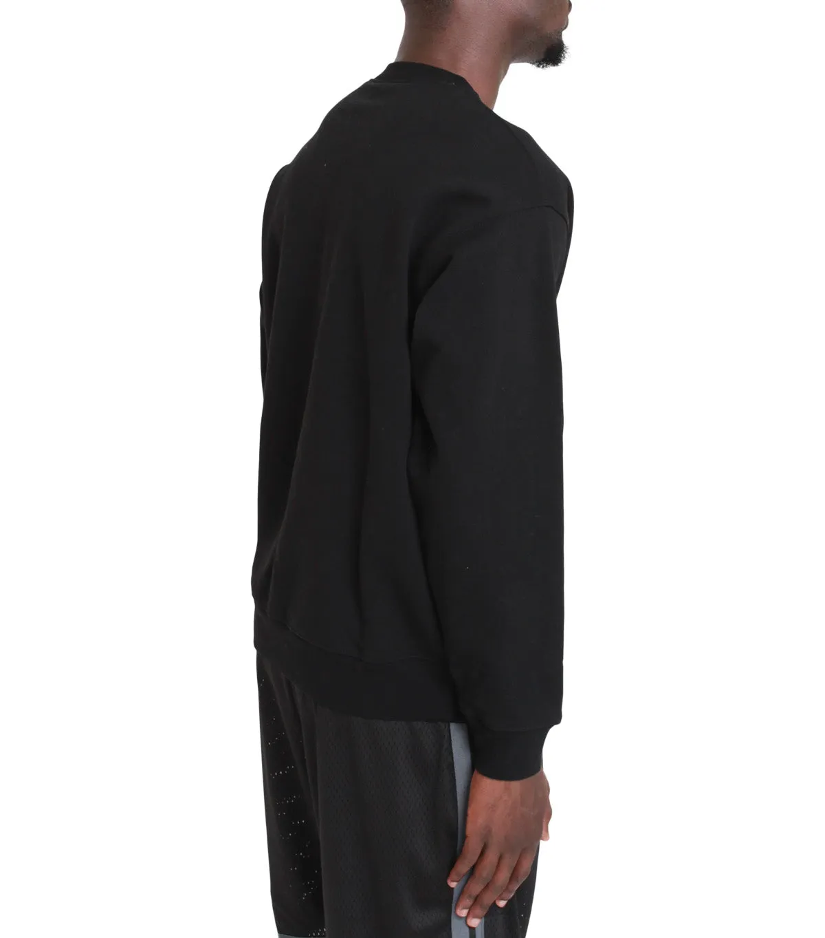 Dime Classic Small Logo Crewneck Black ElasticWaistband Design Glow