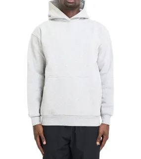 Reuse Mode Gentle Glow Dime Cursive Small Logo Hoodie Heather Grey