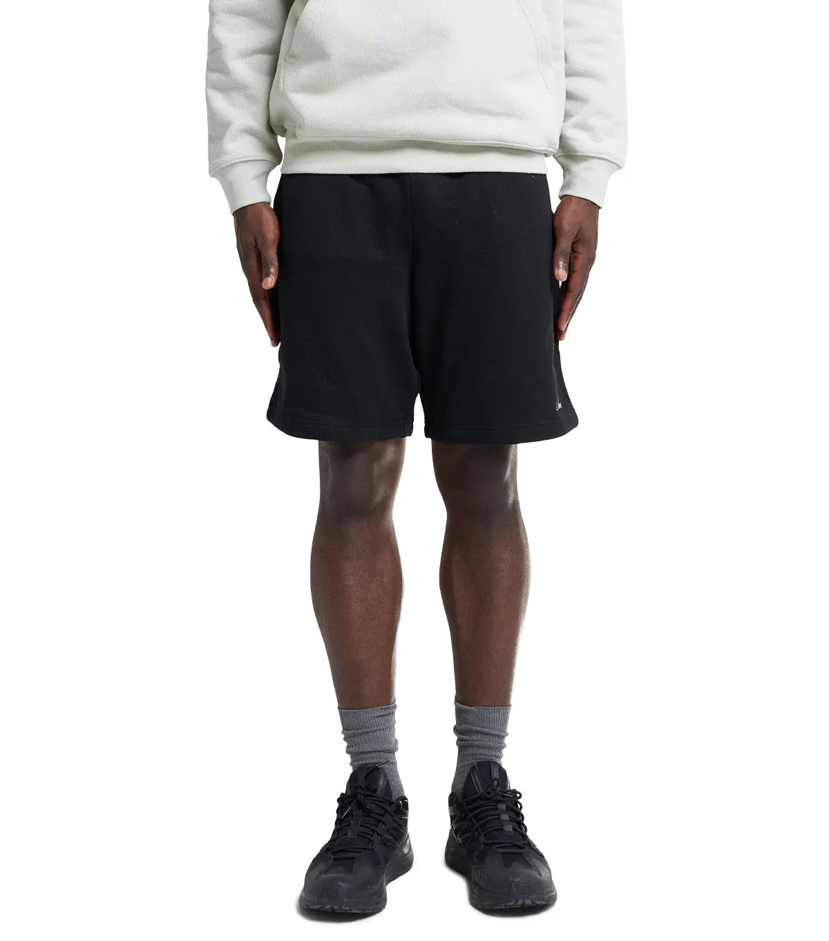Ocean Air Strong Edge Dime Cursive Small Logo Sweatshorts Black