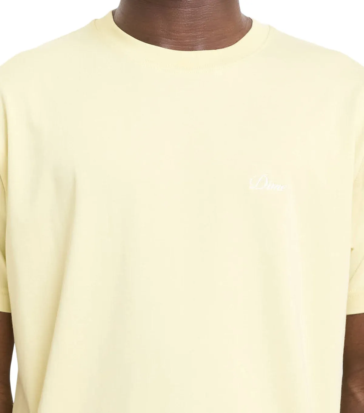 Free Mind AntiFadeTechnology Dime Cursive Small Logo T-Shirt Cream
