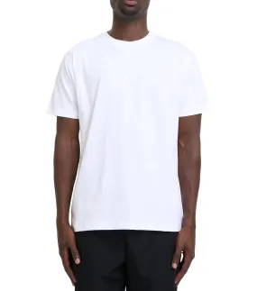 Tagless Design StaticResistantLining Dime Cursive T-Shirt White