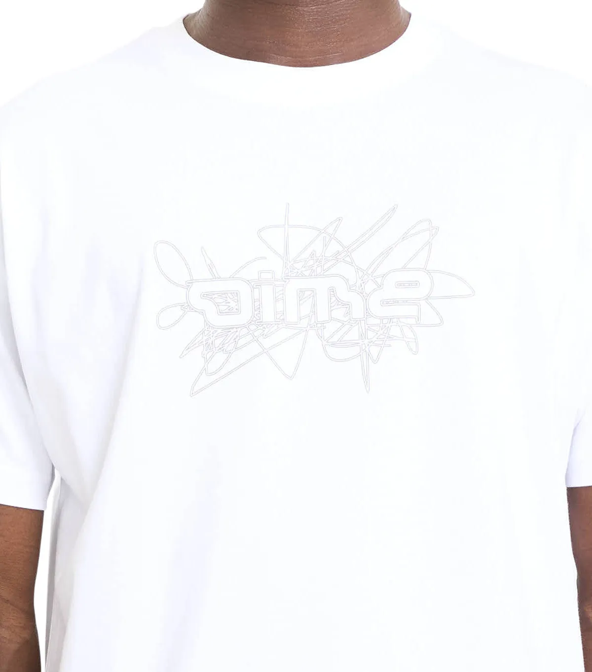 Dime Glyph T-Shirt White Spanish Glow Love Energy