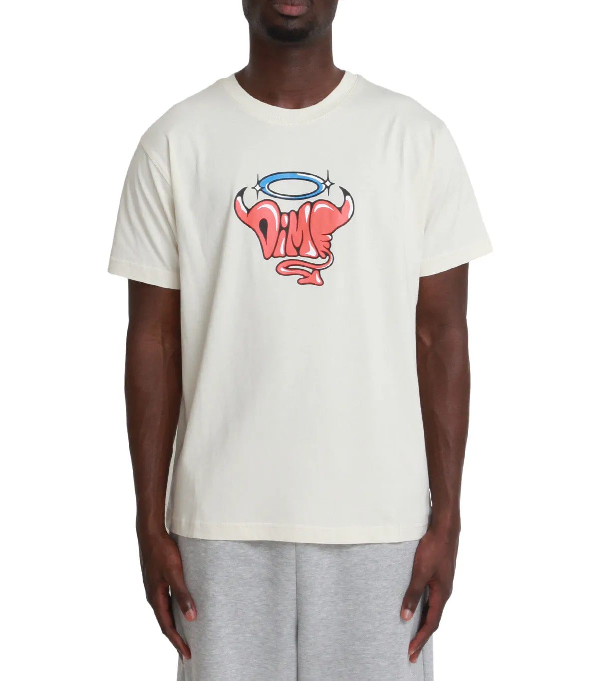 Thick Fiber FormFitting Cut Dime Purgatory T-Shirt Natural