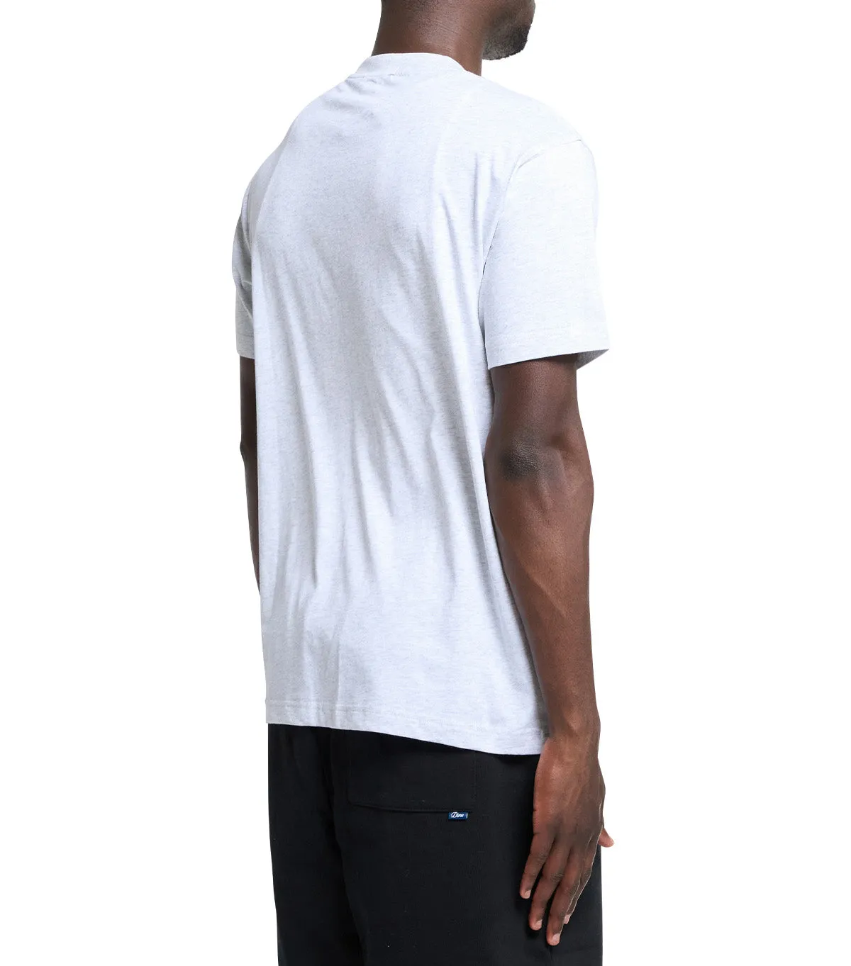 Dime Solid T-Shirt Ash DoubleStitched Seams Charm Core