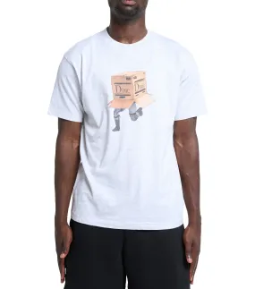 Dime Solid T-Shirt Ash VersatileCuff Collapsible Hood