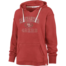 Women's 49ers Clarity Kennedy Hoodie FadeResistantDye Morning Ease