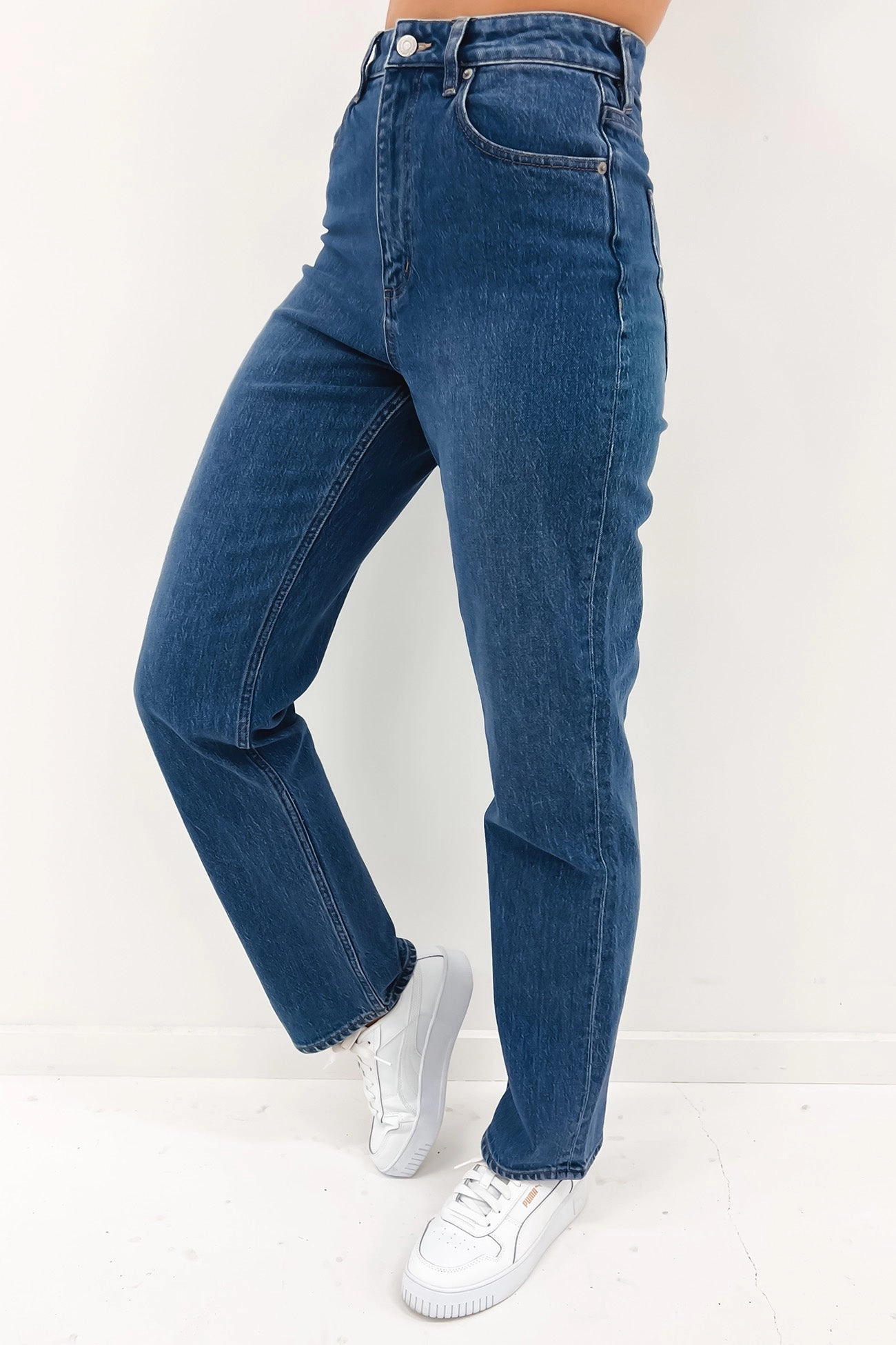 Core Wardrobe High Straight 80 Jean Zenon Blue
