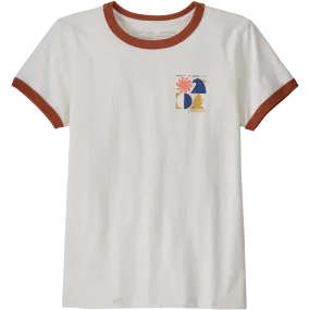 Royal Mode Women's Spirited Seasons Organic Ringer Tee