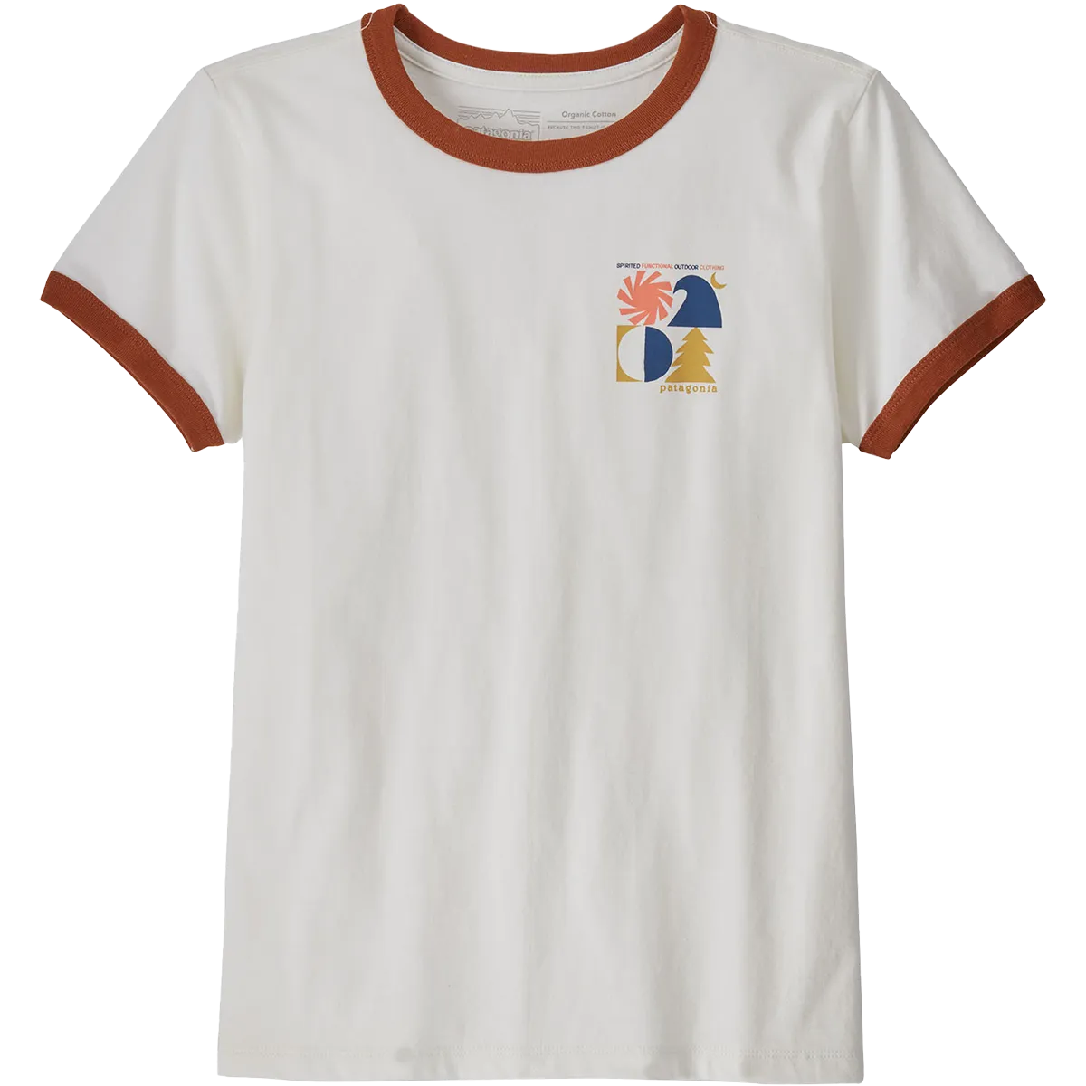 Daily Use Women's Spirited Seasons Organic Ringer Tee