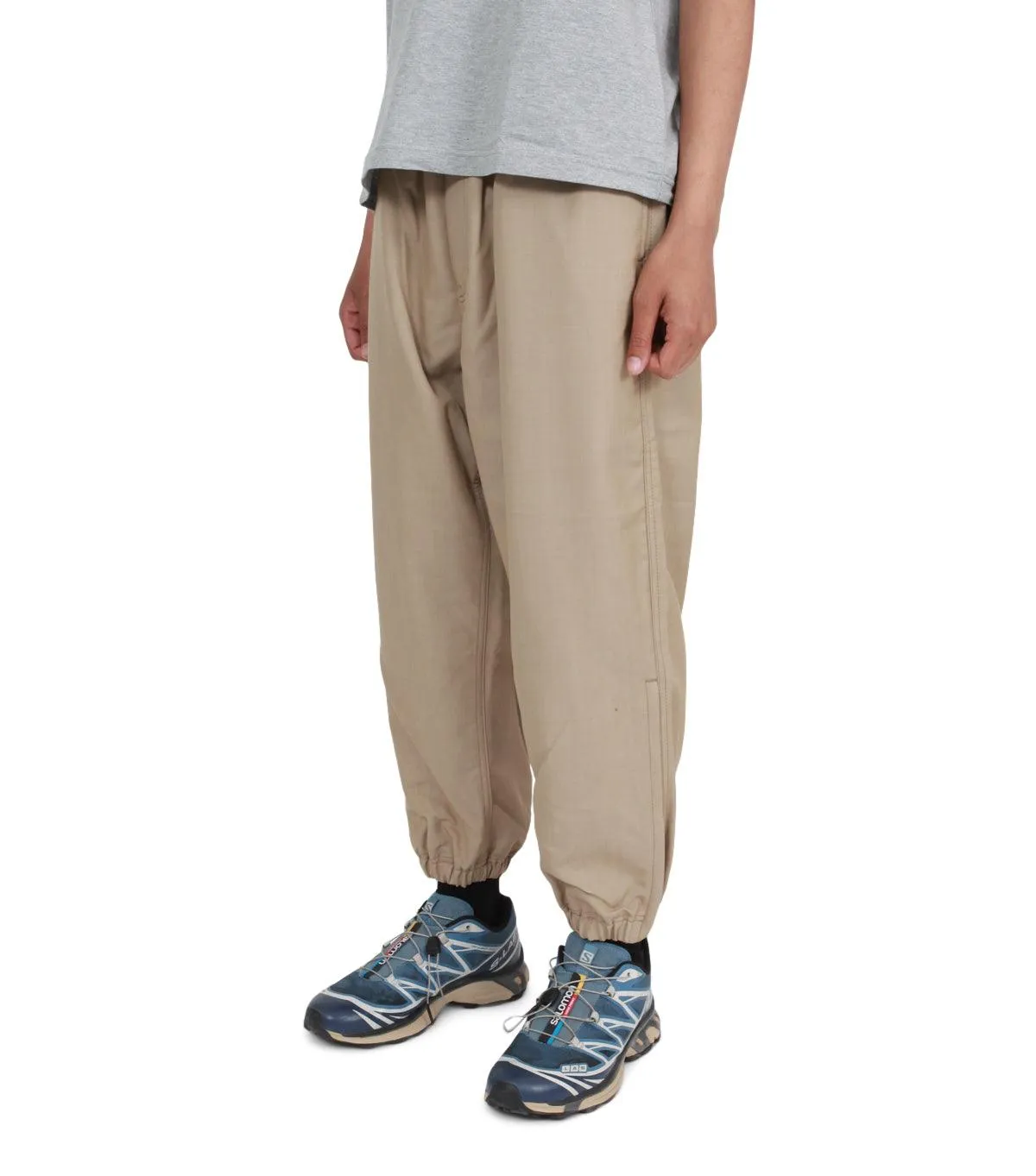 CdG Homme Wool Mohair Pants Tan Durable Reinforcements