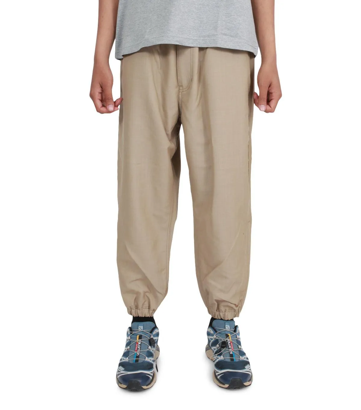 Winter Core CdG Homme Wool Mohair Pants Tan