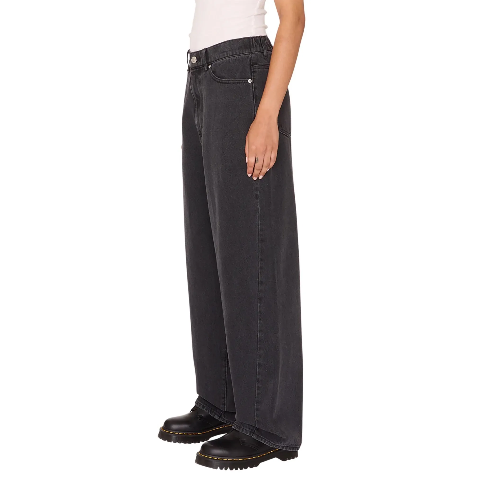 Roll-Up Obey Leah III Baggy Denim