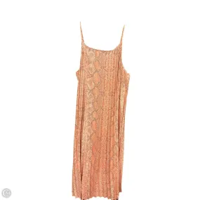Dress Casual Maxi By Ava & Viv In Orange, Size: 2x Crisp Silhouette Soft Motion