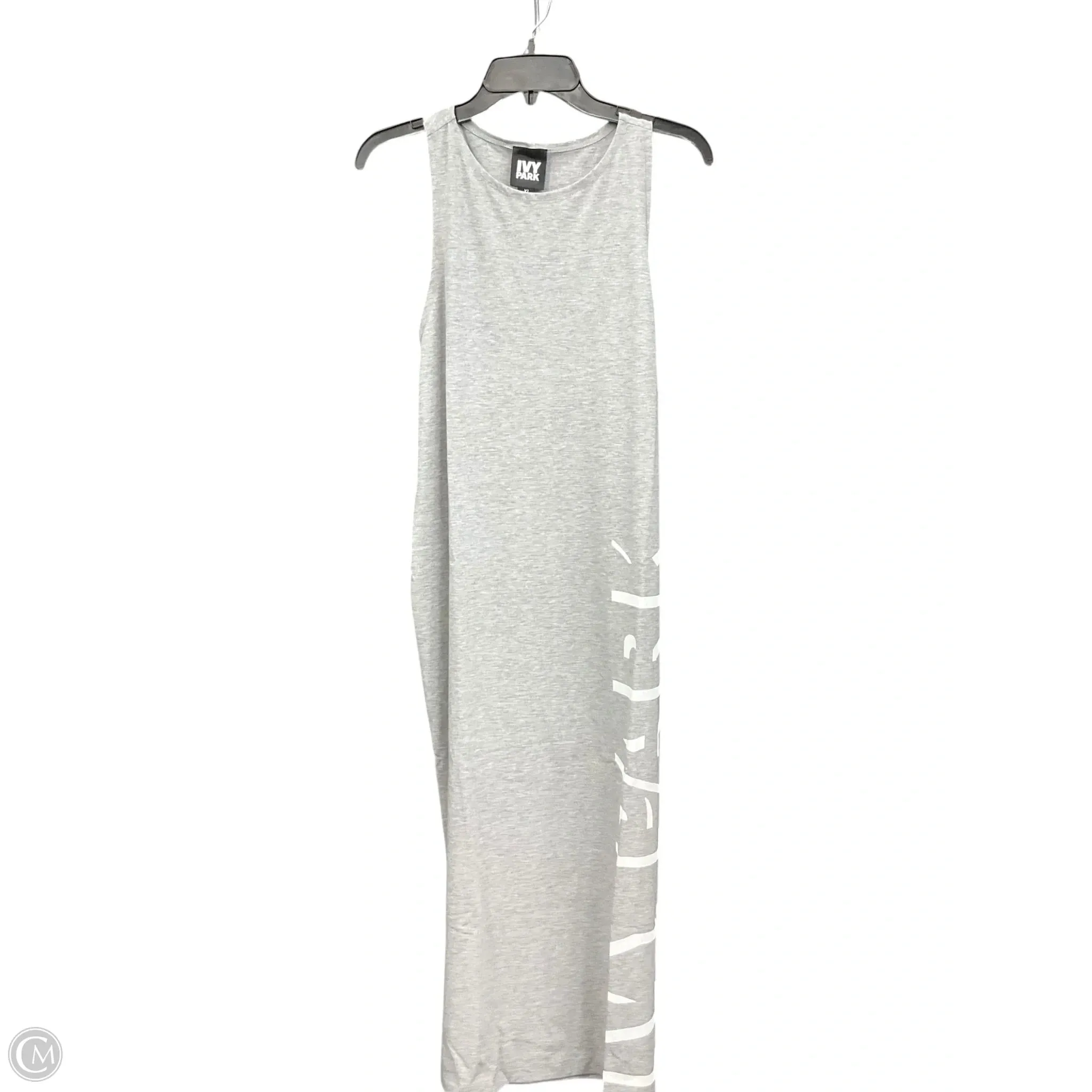 Layer Safe Dress Casual Maxi By Ivy Park In Grey, Size: Xl