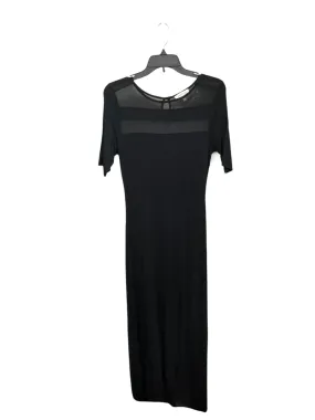 Standout Feature Pastel Sky Dress Casual Maxi By Monteau In Black, Size: L
