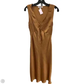 Soft Cut Dress Casual Maxi By Steve Madden In Bronze, Size: M