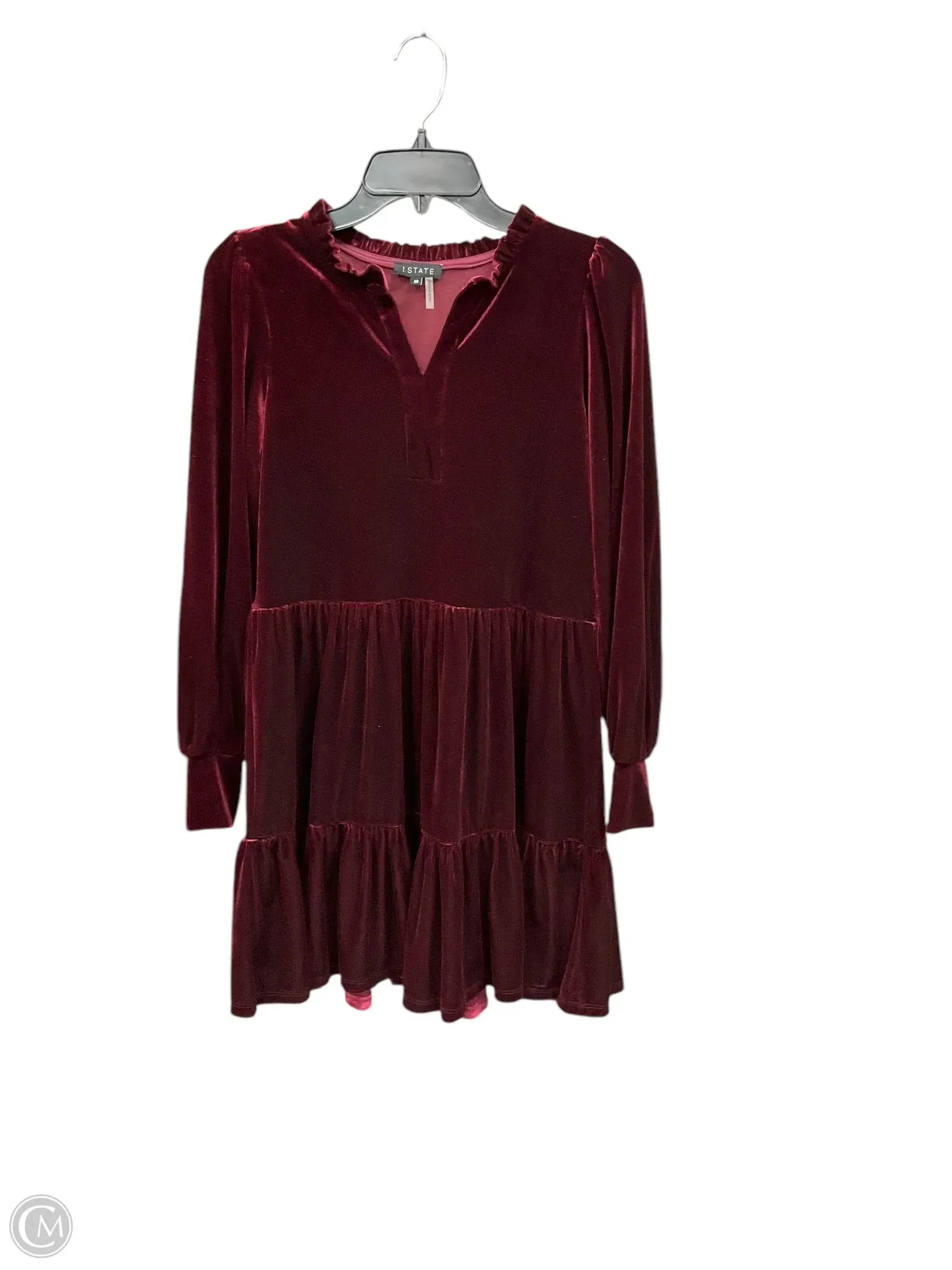 Tailored Elegance Dress Casual Midi By 1.state In Red, Size: Xs