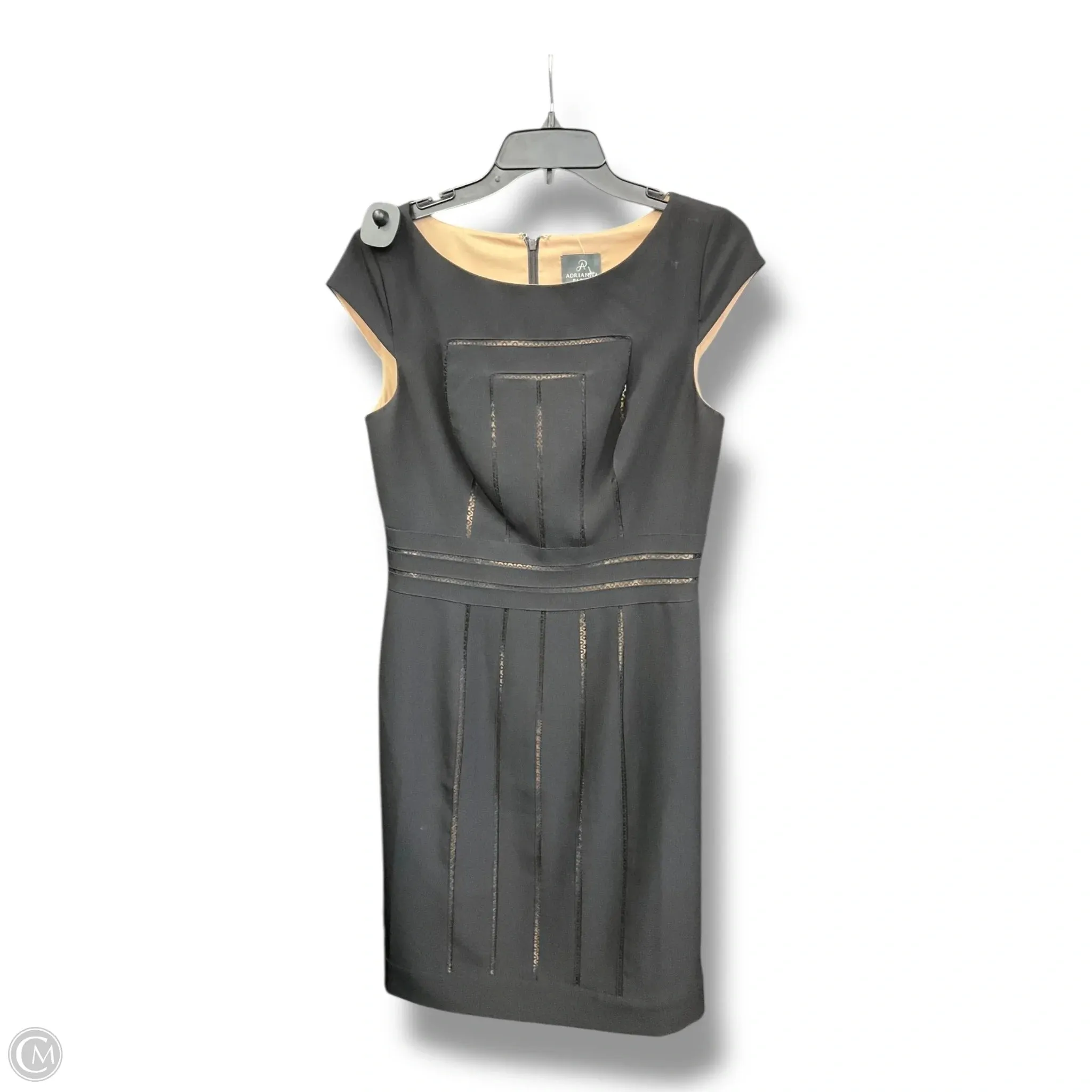 Dress Casual Midi By Adrianna Papell In Black, Size: M Korean Mood Essential Style