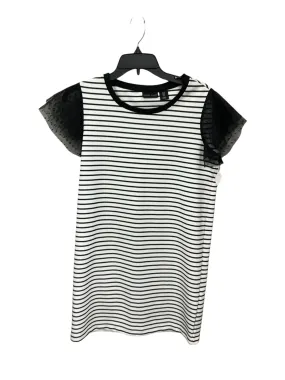 Dress Casual Midi By Adrienne Vittadini In Striped Pattern, Size: 0 Casual and Stylish
