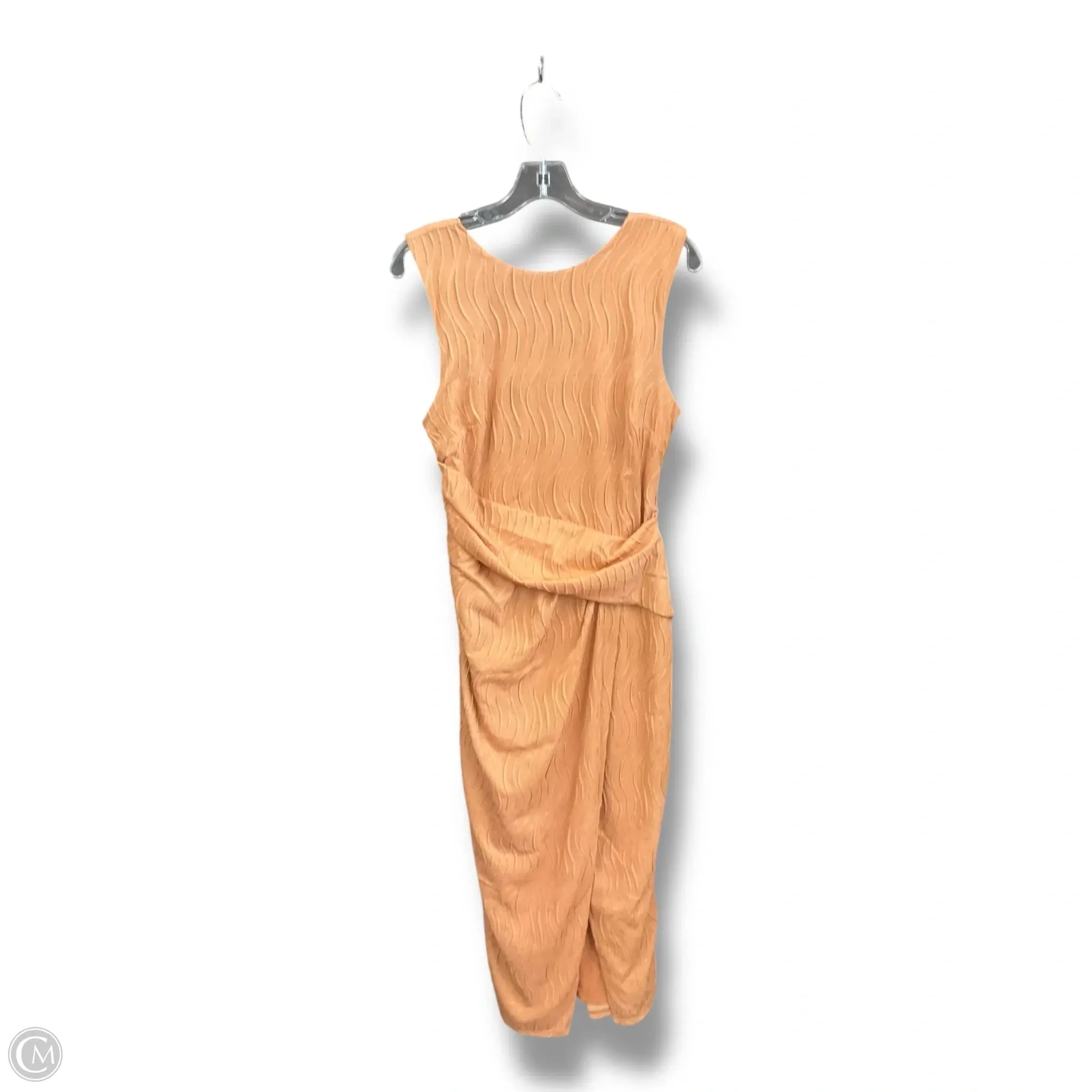 Dress Casual Midi By Asos In Coral, Size: M Social Charm