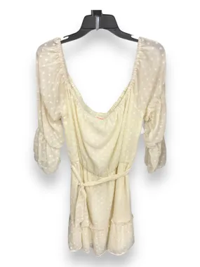 Subtle Elegance Dress Casual Midi By Clothes Mentor In Cream, Size: 14