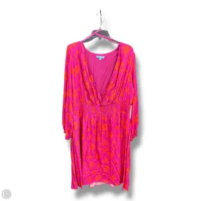Dress Casual Midi By Draper James In Orange & Pink, Size: 1x FlexibleClosure Chic and Simple