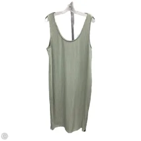 Lower Hem Ethically-Made Dress Casual Midi By Forever 21 In Green, Size: 2x