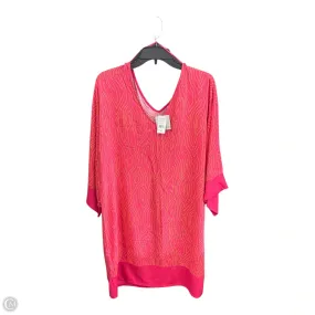 Knit Cool Light Aesthetic Dress Casual Midi By Natori In Pink, Size: M
