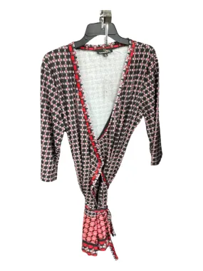Dress Casual Midi By Suzanne Betro In Black & Red, Size: 1x light layering