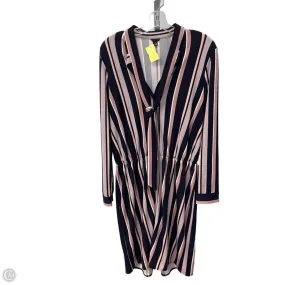 Standout Feature Dress Casual Short By Ann Taylor In Striped Pattern, Size: M