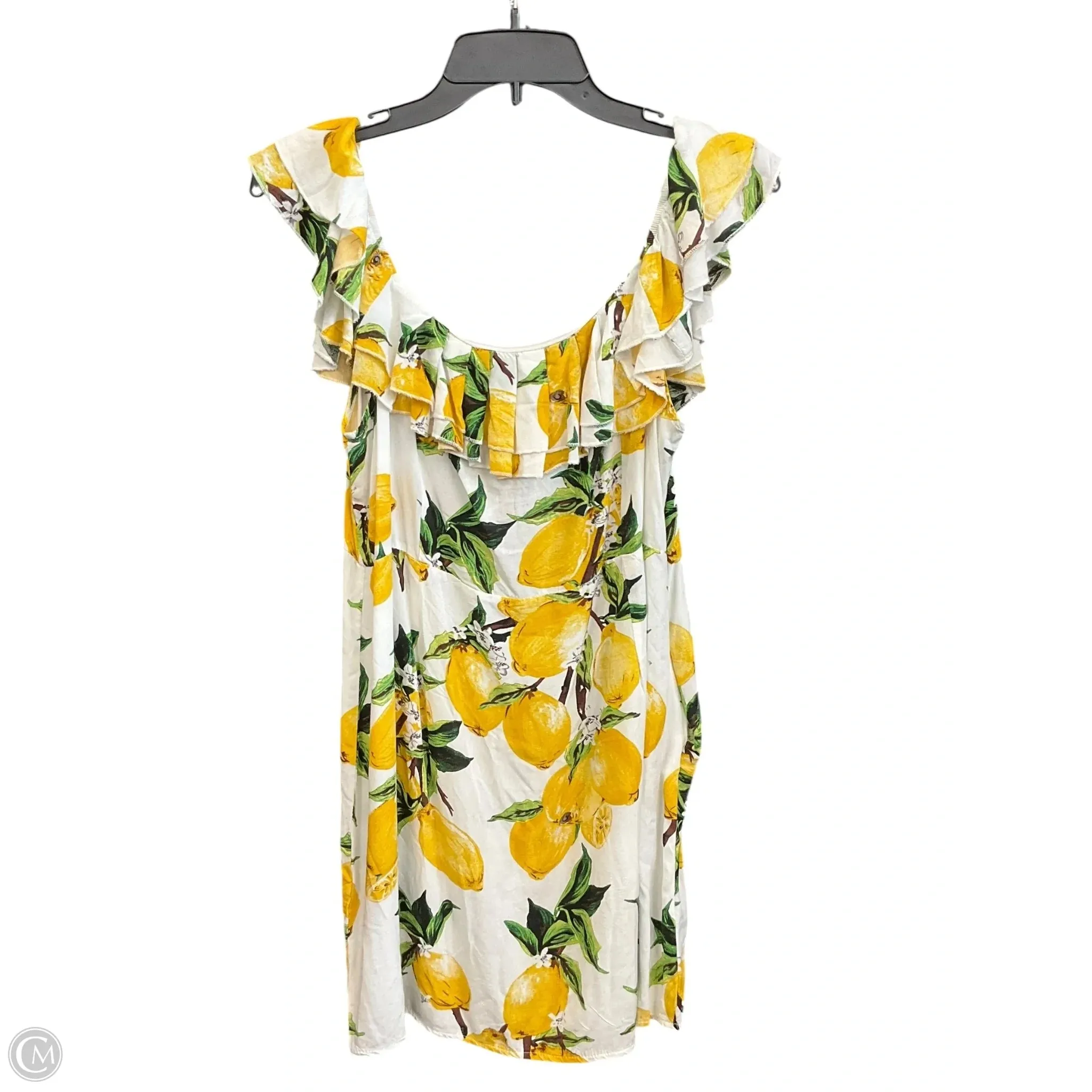 Sister Charm Dress Casual Short By Boohoo Boutique In Yellow, Size: L