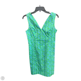 petite size Relaxed Comfort Dress Casual Short By Clothes Mentor In Blue & Green, Size: S